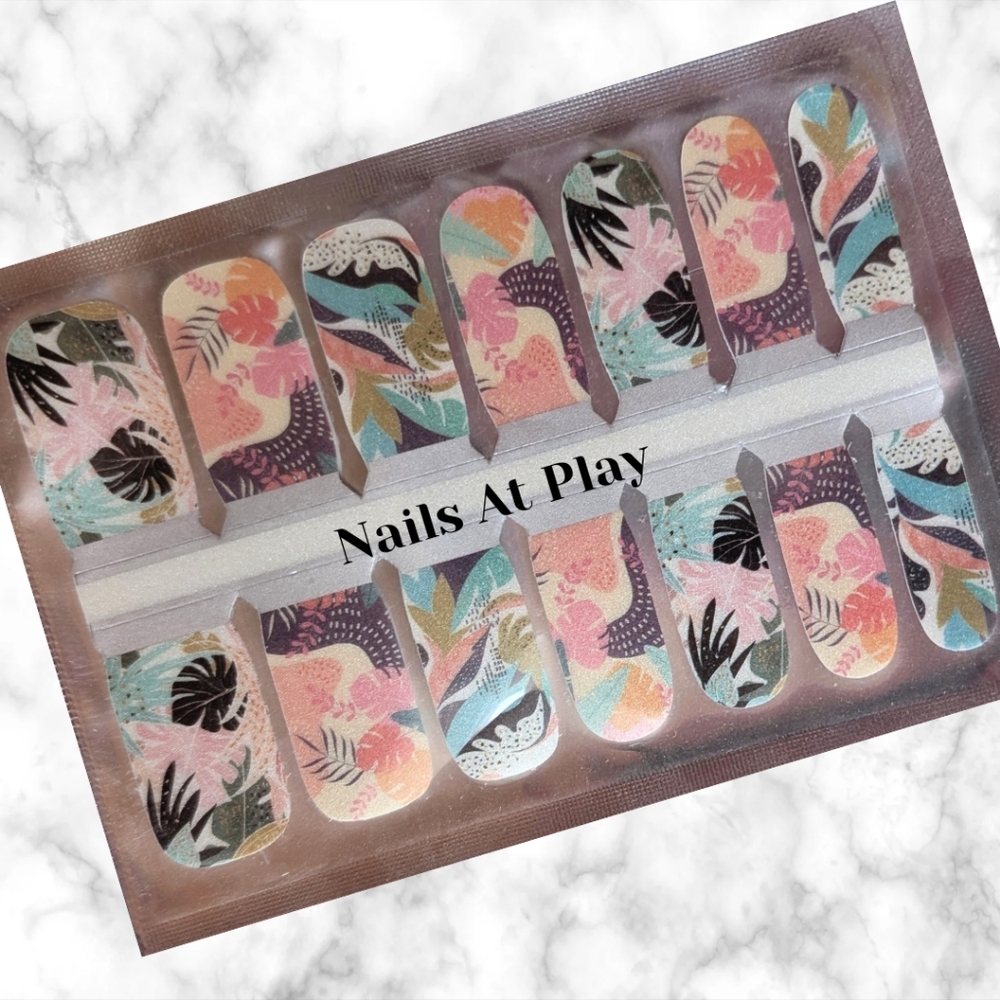 5 for $15 Nail Wraps- Botanical Gardens